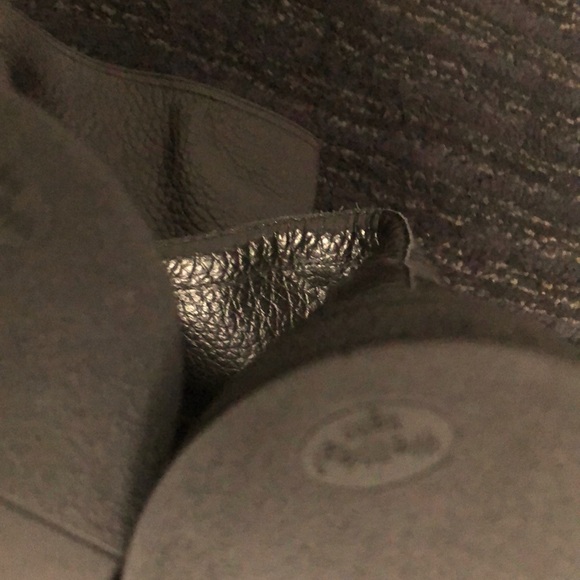 NWOT- EMANUELE CRASTO (EU40) Vitello Nizza nero-mattone chunky boots - Picture 11 of 16